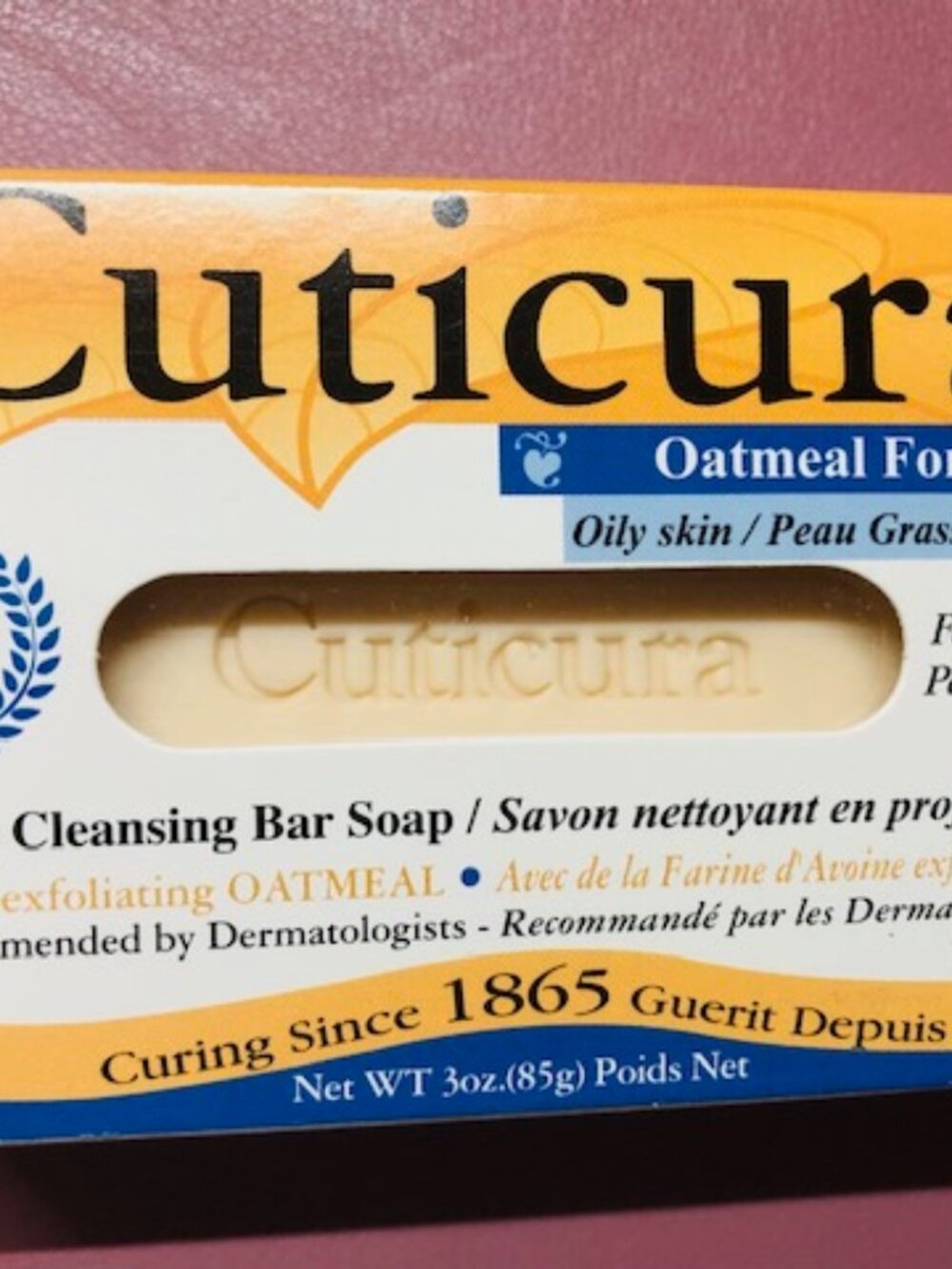 Cuticura Cleansing Bar Soap - Oatmeal Formula